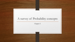 Survey of Probability Concepts Chapter 5