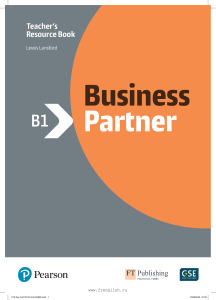 Business Partner B1 Teacher's Resource Book