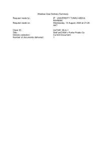 Wolf and Wolf v Forfar Potato Co Case Analysis