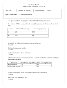 Class 8 Biology FA3 Revision Worksheet