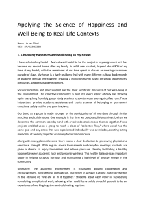 Applying the Science of Happiness to Real-Life Contexts
