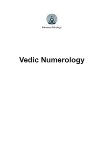 Vedic Numerology Guide: Foundations & Calculations