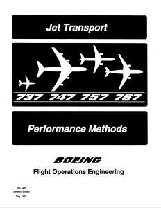 Boeing Jet Transport Performance Methods Manual