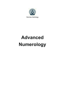 Advanced Numerology: Master Numbers, Karmic Debts & Lo Shu Grid