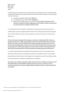 Lab 2: Climate Data Analysis for ENV 1004