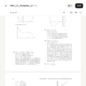 Calculus Chapter 3: Applications of Differentiation