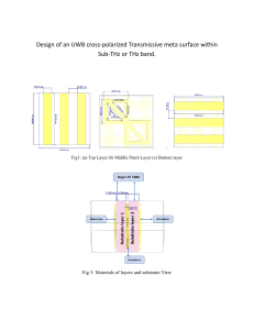 UWB Cross-Polarized Transmissive Metasurface Design in Sub-THz/THz Band