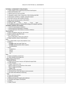 Head-to-Toe Physical Assessment Checklist