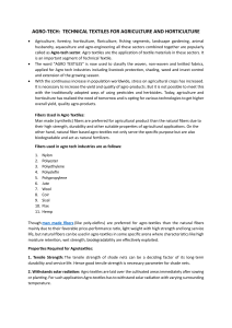 Agro-Technical Textiles for Agriculture & Horticulture