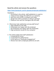 Employee Satisfaction Quiz - BambooHR HR Glossary