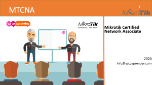 Curso MTCNA: Mikrotik Certified Network Associate 2020