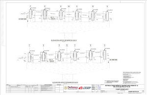 Dibujo de Elevaci&oacute;n Estructural de Puente