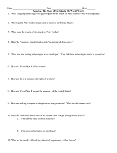 America: The Story of Us WWII Worksheet Questions