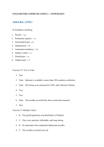 English for Communication 2 Unit 1 Answer Key