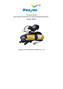 RHZK Breathing Apparatus Manual