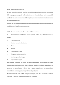 Gu&iacute;a de Mantenimiento: Mantenimiento Correctivo y Herramientas