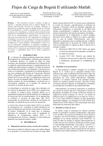 An&aacute;lisis de Flujos de Carga en Bogot&aacute; II con Matlab