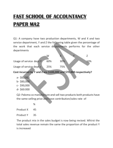 MA2 Accounting Exam Questions & Answers