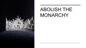 Abolish the Monarchy: Arguments Against the Crown