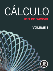 C&aacute;lculo Volume 1 - Jon Rogawski