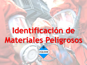 Identificaci&oacute;n de Materiales Peligrosos: Gu&iacute;a de Seguridad y Respuesta de Emergencia