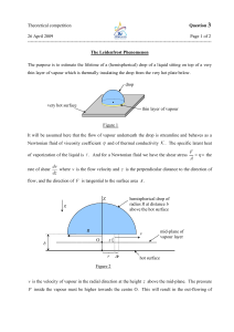 The Leidenfrost Phenomenon: Theoretical Competition Problem