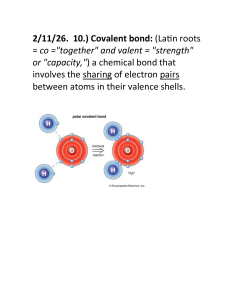 Covalent Bond Definition & Diagram