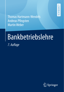 Bankbetriebslehre: Lehrbuch zur Bankbetriebslehre