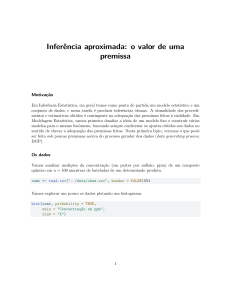 Infer&ecirc;ncia Aproximada: O Valor de uma Premissa na An&aacute;lise Estat&iacute;stica