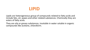 Lipids: Definition, Types, and Functions in Biology