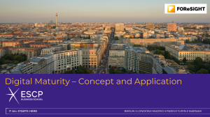 Digital Maturity &ndash; Concept and Application