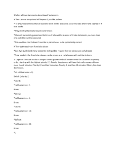 Java Programming Quiz: If Statements, Switch, Loops