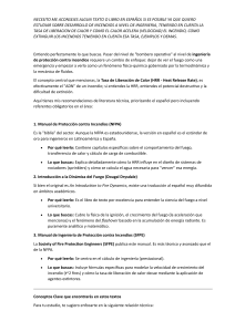 Libros sobre desarrollo de incendios y HRR