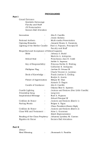 JS Prom & Seniors Ball Program