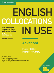 1 English Collocations in Use, 2nd Edition ADVANCED 2017