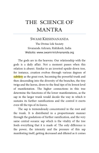 The Science of Mantra by Swami Krishnananda