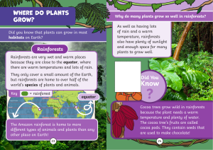 Where Do Plants Grow? Elementary Science Book