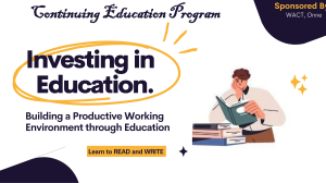 Continuing Education Program: Learn to Read and Write