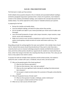 CLAS 104 Final Exam Study Guide