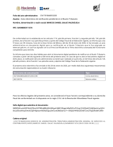 Aviso electr&oacute;nico de notificaci&oacute;n SAT