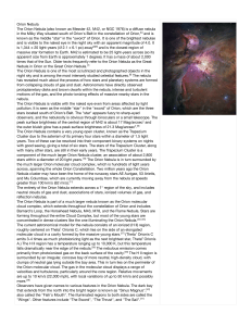 Orion Nebula: Astronomy & Astrophysics Guide