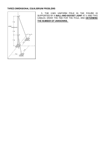 3D Equilibrium Problems: Engineering Statics Workbook