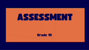 Grade 10 Genetics Assessment Quiz