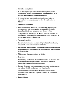 An&aacute;lisis de Impactos Econ&oacute;micos y Geopol&iacute;ticos de la Autosuficiencia Energ&eacute;tica de EE.UU. a trav&eacute;s de Groenlandia