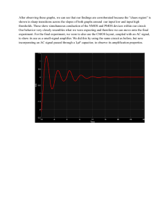 CMOS Circuit Experiment: Chaos Region & Amplifier Analysis