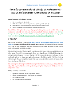 GDPR vs. vietnamsk&eacute; z&aacute;kony o ochrane &uacute;dajov: porovnanie