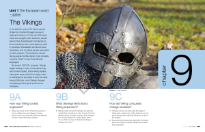 The Vikings: Unit 1 European World Option - Oxford Big Ideas Humanities 8