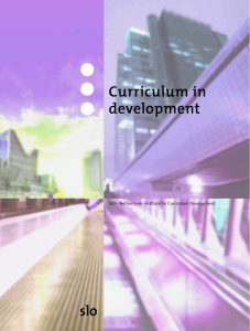 Curriculum in Development: Educational Design Guide