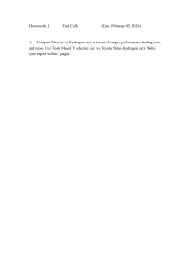 Electric vs Hydrogen Cars: Tesla Model Y vs Toyota Mirai Comparison