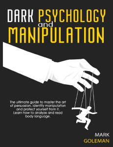 Dark Psychology and Manipulation Guide